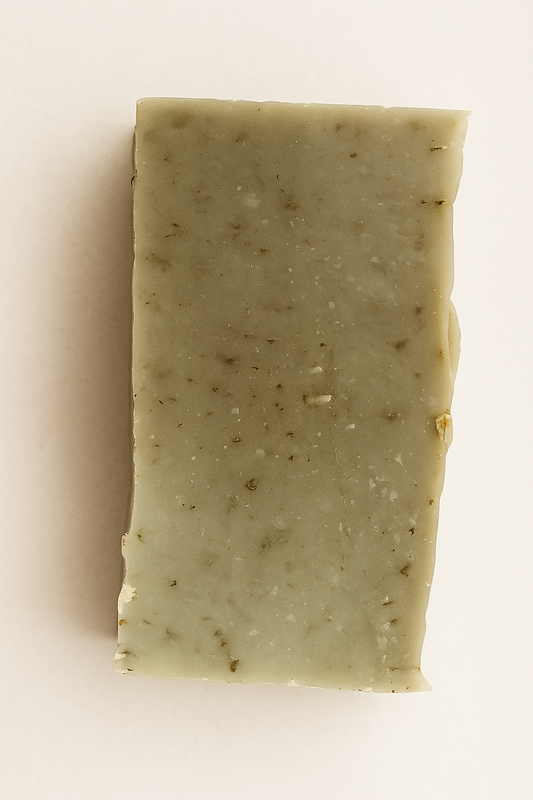Almost Aleppo soap bar made with olive oil and laurel leaf oil for sensitive skin