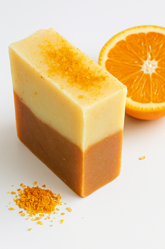 Orange Sangria Soap Bar – Citrus Exfoliating Wine-Infused Soap