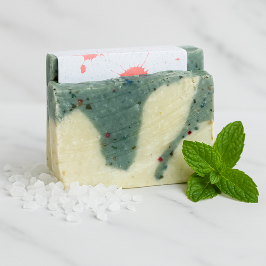 Peppermintz Patty Soap – Refreshing Sea Salt & Peppermint Bar