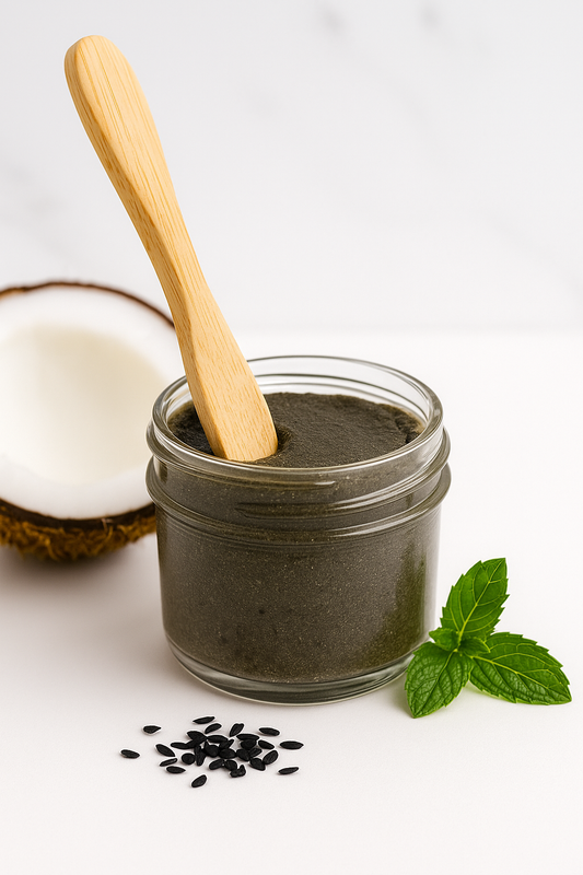 Tooth Polishing Paste – Coconut & Black Seed Oil | Natural Toothpaste Alternative