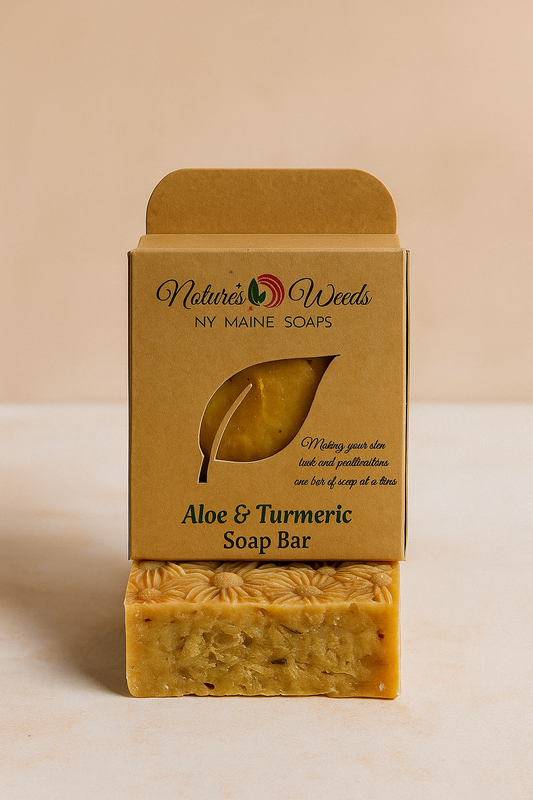 Aloe & Turmeric Soap Bar – Nourishing Cleanser for Dry & Sensitive Skin