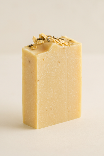 Almond Milk & Oats Soap – Nourishing Bar for Dry + Sensitive Skin