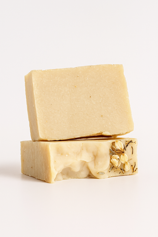 Almond Milk & Oats Soap – Nourishing Bar for Dry + Sensitive Skin