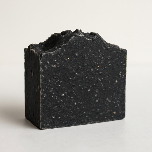 Activated Charcoal Soap – Purifying Face Bar with Tea Tree & Sea Clay