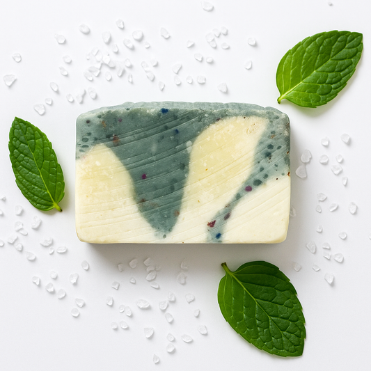 Peppermintz Patty Soap – Refreshing Sea Salt & Peppermint Bar