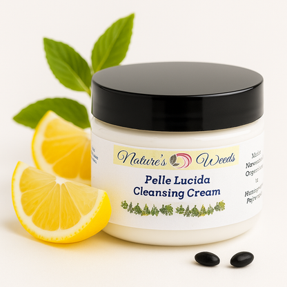 PelleLucida Cleansing Cream – Gentle Facial Cleanser with Lemon Oil
