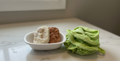 Angel Soap Gift Basket | Elegant Bath Set with Tub Holder & Sponge