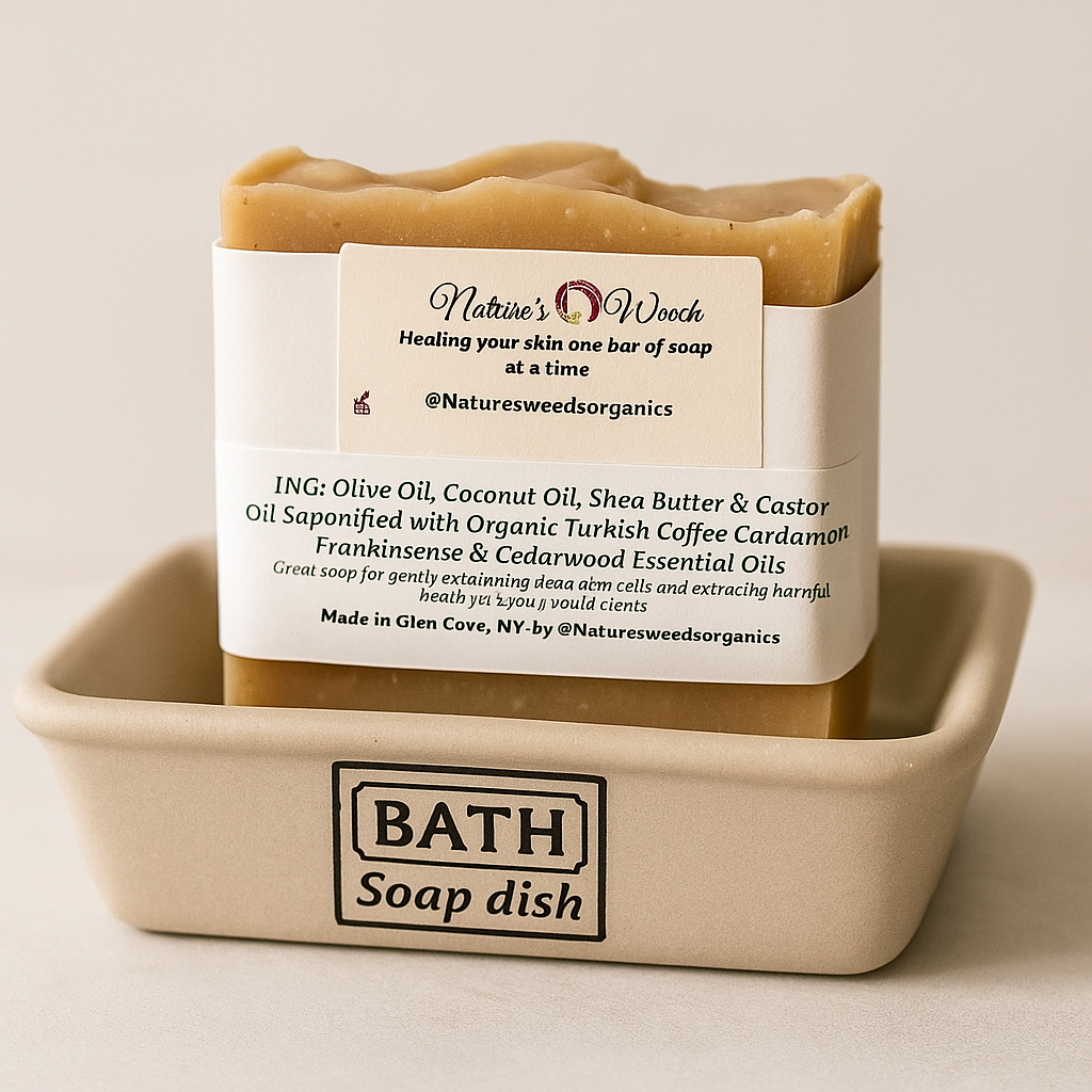 Old fashioned Square soap dish with drainage holes